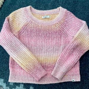 Abercrombie girls multi color sweater.